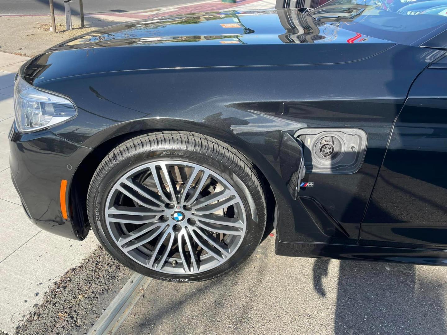 2020 BLACK /BLACK BMW 5-Series (WBAJA9C00LC) , located at 744 E Miner Ave, Stockton, CA, 95202, (209) 944-5770, 37.956863, -121.282082 - Photo#4